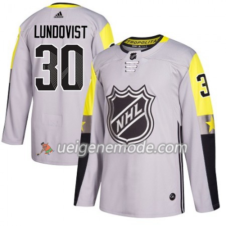 New York Rangers Trikot Henrik Lundqvist 30 2018 NHL All-Star Metro Division Adidas Grau Authentic